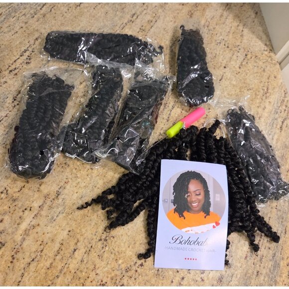 Bohobabe Crochet Handmade Hair 8 Pack Twist - Picture 2 of 8